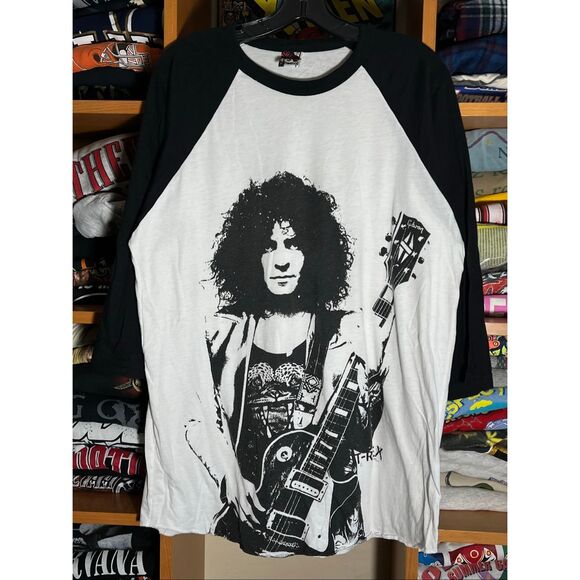 Vintage Rare T-Rex Marc Bolan AOP Baseball Raglan Tee - Picture 1 of 5